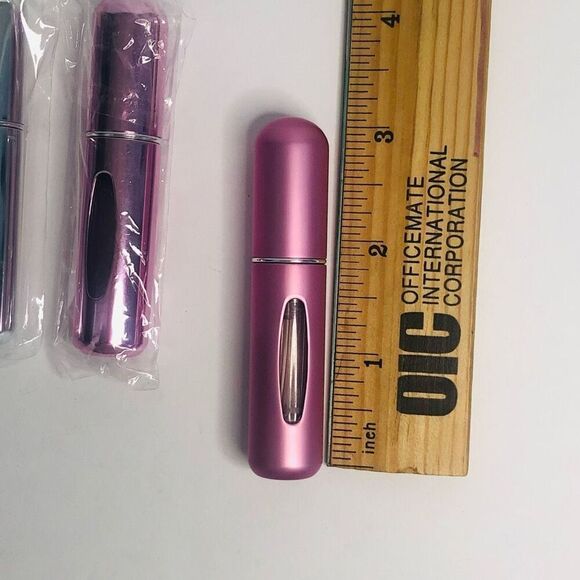 perfume travel refillable accessories atomizer bottle portable 5 ml 5 pack - Picture 2 of 5